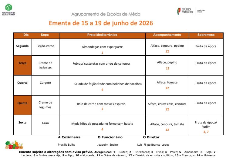 15 A 19 JUNHO