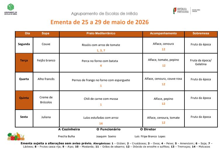 25 a 29 maio